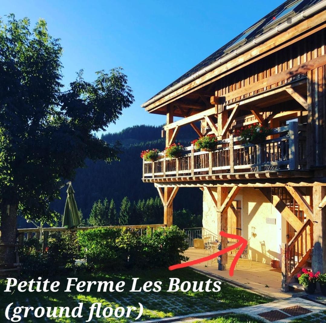'Petite Ferme Les Bouts' Apt, sleeps 6, Nr Morzine La Cote d'Arbroz Extérieur photo