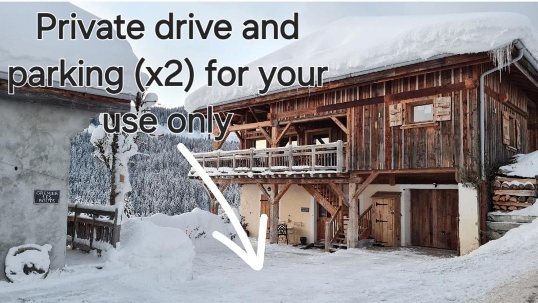 'Petite Ferme Les Bouts' Apt, sleeps 6, Nr Morzine La Cote d'Arbroz Extérieur photo